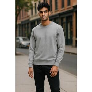Brand New Alternative Apparel Earthleisure Unisex Crew Neck Sweatshirt In Gray